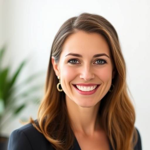 Headshot of Eleanor Vance, Head of Acting, smiling confidently